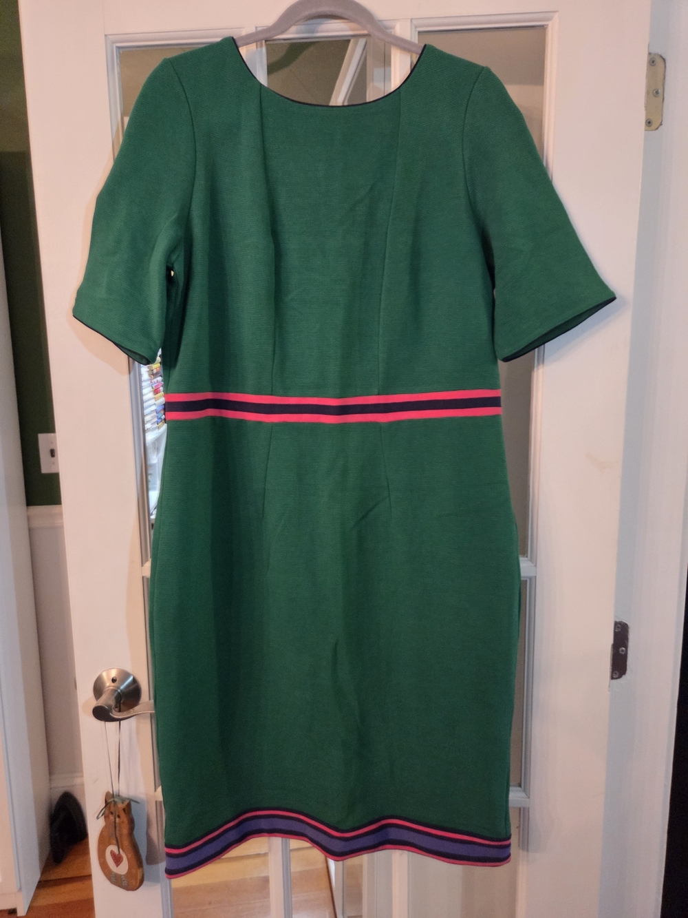 Boden 14R NWT 💚 Midi Striped Dress👗 - Picture 4 of 10